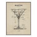 Picture of The Anatomy of a Martini _GroupedProduct_Rectangle_Portrait_Canvas_Framed_