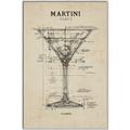 Picture of The Anatomy of a Martini _GroupedProduct_Rectangle_Portrait_Canvas_Framed_