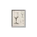 Picture of Sketch of a Wine Glass _GroupedProduct_Rectangle_Portrait_Canvas_Framed_