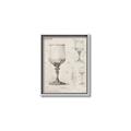 Picture of Sketch of a Wine Glass _GroupedProduct_Rectangle_Portrait_Canvas_Framed_