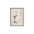 Picture of Sketch of a Wine Glass _GroupedProduct_Rectangle_Portrait_Canvas_Framed_