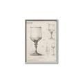 Picture of Sketch of a Wine Glass _GroupedProduct_Rectangle_Portrait_Canvas_Framed_
