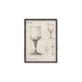 Picture of Sketch of a Wine Glass _GroupedProduct_Rectangle_Portrait_Canvas_Framed_