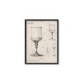Picture of Sketch of a Wine Glass _GroupedProduct_Rectangle_Portrait_Canvas_Framed_