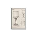 Picture of Sketch of a Wine Glass _GroupedProduct_Rectangle_Portrait_Canvas_Framed_