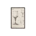 Picture of Sketch of a Wine Glass _GroupedProduct_Rectangle_Portrait_Canvas_Framed_