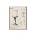Picture of Sketch of a Wine Glass _GroupedProduct_Rectangle_Portrait_Canvas_Framed_