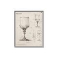 Picture of Sketch of a Wine Glass _GroupedProduct_Rectangle_Portrait_Canvas_Framed_
