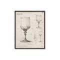 Picture of Sketch of a Wine Glass _GroupedProduct_Rectangle_Portrait_Canvas_Framed_