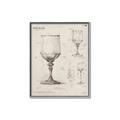Picture of Sketch of a Wine Glass _GroupedProduct_Rectangle_Portrait_Canvas_Framed_