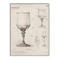 Picture of Sketch of a Wine Glass _GroupedProduct_Rectangle_Portrait_Canvas_Framed_