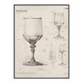 Picture of Sketch of a Wine Glass _GroupedProduct_Rectangle_Portrait_Canvas_Framed_