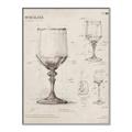 Picture of Sketch of a Wine Glass _GroupedProduct_Rectangle_Portrait_Canvas_Framed_