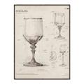 Picture of Sketch of a Wine Glass _GroupedProduct_Rectangle_Portrait_Canvas_Framed_