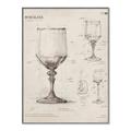 Picture of Sketch of a Wine Glass _GroupedProduct_Rectangle_Portrait_Canvas_Framed_