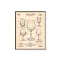 Picture of The Anatomy of a Wine Glass _GroupedProduct_Rectangle_Portrait_Canvas_Framed_