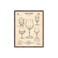 Picture of The Anatomy of a Wine Glass _GroupedProduct_Rectangle_Portrait_Canvas_Framed_
