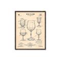 Picture of The Anatomy of a Wine Glass _GroupedProduct_Rectangle_Portrait_Canvas_Framed_
