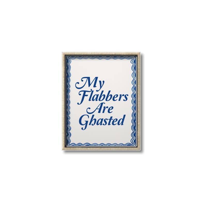 Picture of My Flabbers are Ghasted II _GroupedProduct_Rectangle_Portrait_Canvas_Framed_