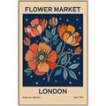 Picture of Flower Market: London _GroupedProduct_Rectangle_Portrait_Canvas_Framed_