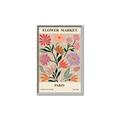 Picture of Flower Market: Paris I _GroupedProduct_Rectangle_Portrait_Canvas_Framed_