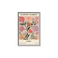 Picture of Flower Market: Paris I _GroupedProduct_Rectangle_Portrait_Canvas_Framed_