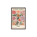 Picture of Flower Market: Paris I _GroupedProduct_Rectangle_Portrait_Canvas_Framed_