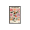 Picture of Flower Market: Paris I _GroupedProduct_Rectangle_Portrait_Canvas_Framed_