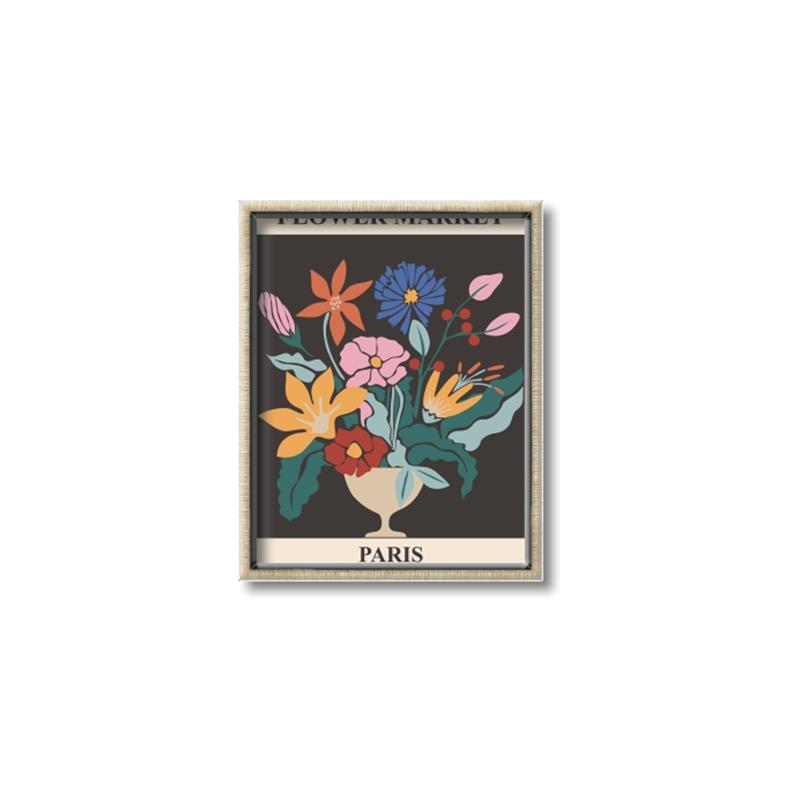 Picture of Flower Market: Paris II _GroupedProduct_Rectangle_Portrait_Canvas_Framed_