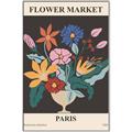 Picture of Flower Market: Paris II _GroupedProduct_Rectangle_Portrait_Canvas_Framed_