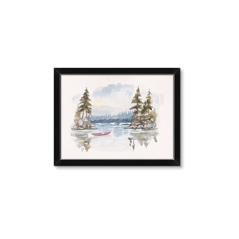 Picture of Reflections of the North I _GroupedProduct_Rectangle_Landscape_Framed_Matted_