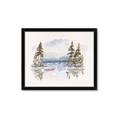 Picture of Reflections of the North I _GroupedProduct_Rectangle_Landscape_Framed_Matted_