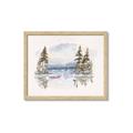 Picture of Reflections of the North I _GroupedProduct_Rectangle_Landscape_Framed_Matted_