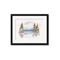 Picture of Reflections of the North I _GroupedProduct_Rectangle_Landscape_Framed_Matted_