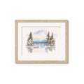 Picture of Reflections of the North I _GroupedProduct_Rectangle_Landscape_Framed_Matted_