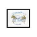 Picture of Reflections of the North II _GroupedProduct_Rectangle_Landscape_Framed_Matted_