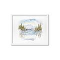 Picture of Reflections of the North II _GroupedProduct_Rectangle_Landscape_Framed_Matted_