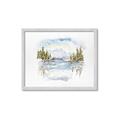 Picture of Reflections of the North II _GroupedProduct_Rectangle_Landscape_Framed_Matted_