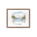 Picture of Reflections of the North II _GroupedProduct_Rectangle_Landscape_Framed_Matted_
