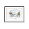 Picture of Reflections of the North II _GroupedProduct_Rectangle_Landscape_Framed_Matted_