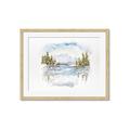 Picture of Reflections of the North II _GroupedProduct_Rectangle_Landscape_Framed_Matted_