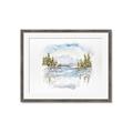 Picture of Reflections of the North II _GroupedProduct_Rectangle_Landscape_Framed_Matted_