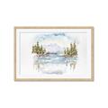 Picture of Reflections of the North II _GroupedProduct_Rectangle_Landscape_Framed_Matted_