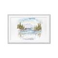 Picture of Reflections of the North II _GroupedProduct_Rectangle_Landscape_Framed_Matted_