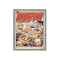 Picture of Nigiri Nights _GroupedProduct_Rectangle_Portrait_Framed_Matted_