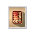 Picture of Bento Box _GroupedProduct_Rectangle_Portrait_Framed_Matted_