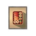 Picture of Bento Box _GroupedProduct_Rectangle_Portrait_Framed_Matted_