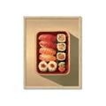 Picture of Bento Box _GroupedProduct_Rectangle_Portrait_Framed_Matted_