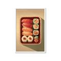 Picture of Bento Box _GroupedProduct_Rectangle_Portrait_Framed_Matted_
