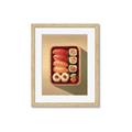 Picture of Bento Box _GroupedProduct_Rectangle_Portrait_Framed_Matted_